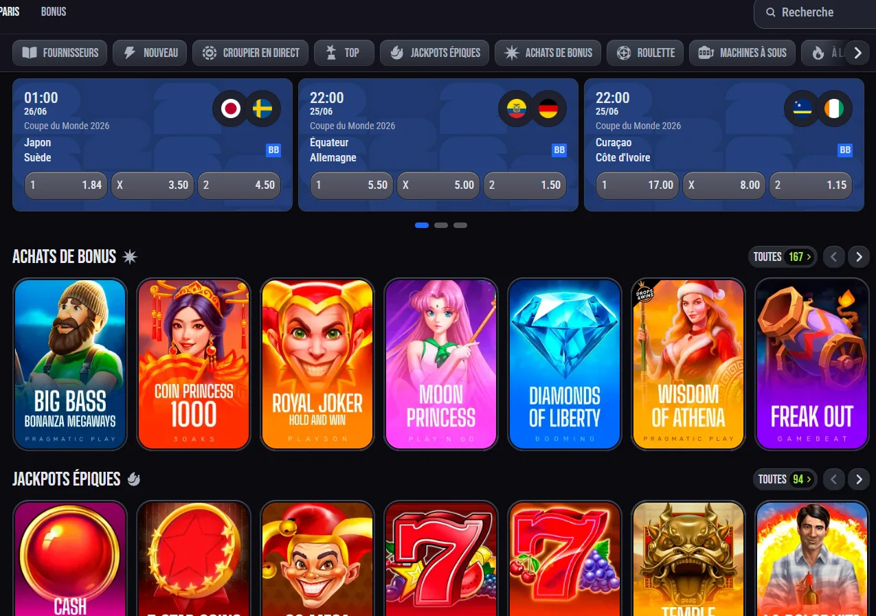Slim King Casino paris et jeux