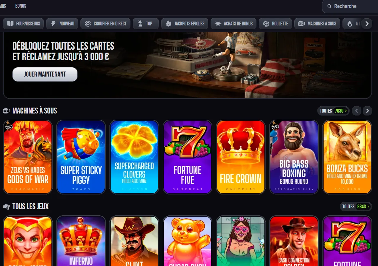 Slim King Casino machines à sous